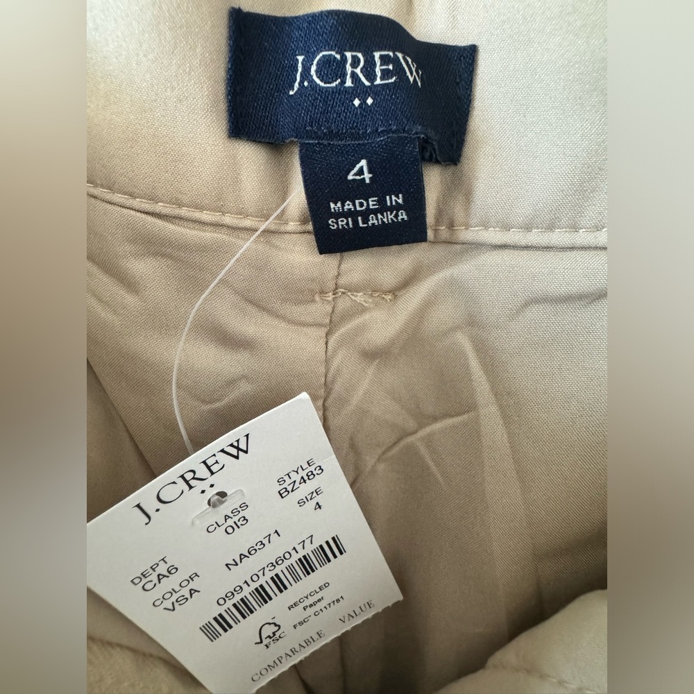 NWT JCrew Factory linen blend shorts